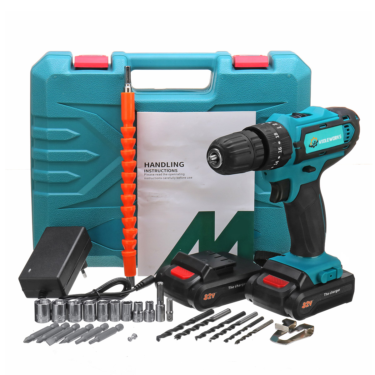 2-Speed-Power-Drills-6000mah-Cordless-Drill-3-IN-1-Electric-Screwdriver-Hammer-Drill-with-2pcs-Batte-1416071-5