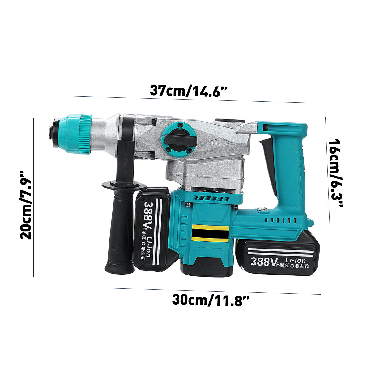 2000W-Brushless-Electric-Hammer-Heavy-Duty-Rechargeable-Impact-Drill-Multifunction-Hammer-W-2pcs-Bat-1879569-5