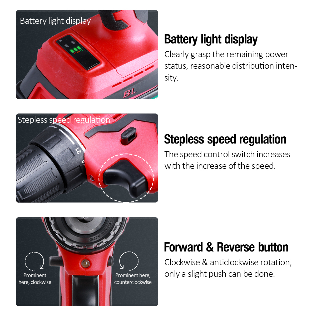 2000mAh-211NM-LED-Cordless-Electric-Drill-2-Speeds-Impact-Drill-W-None1pc2pcs-Battery-1785619-9