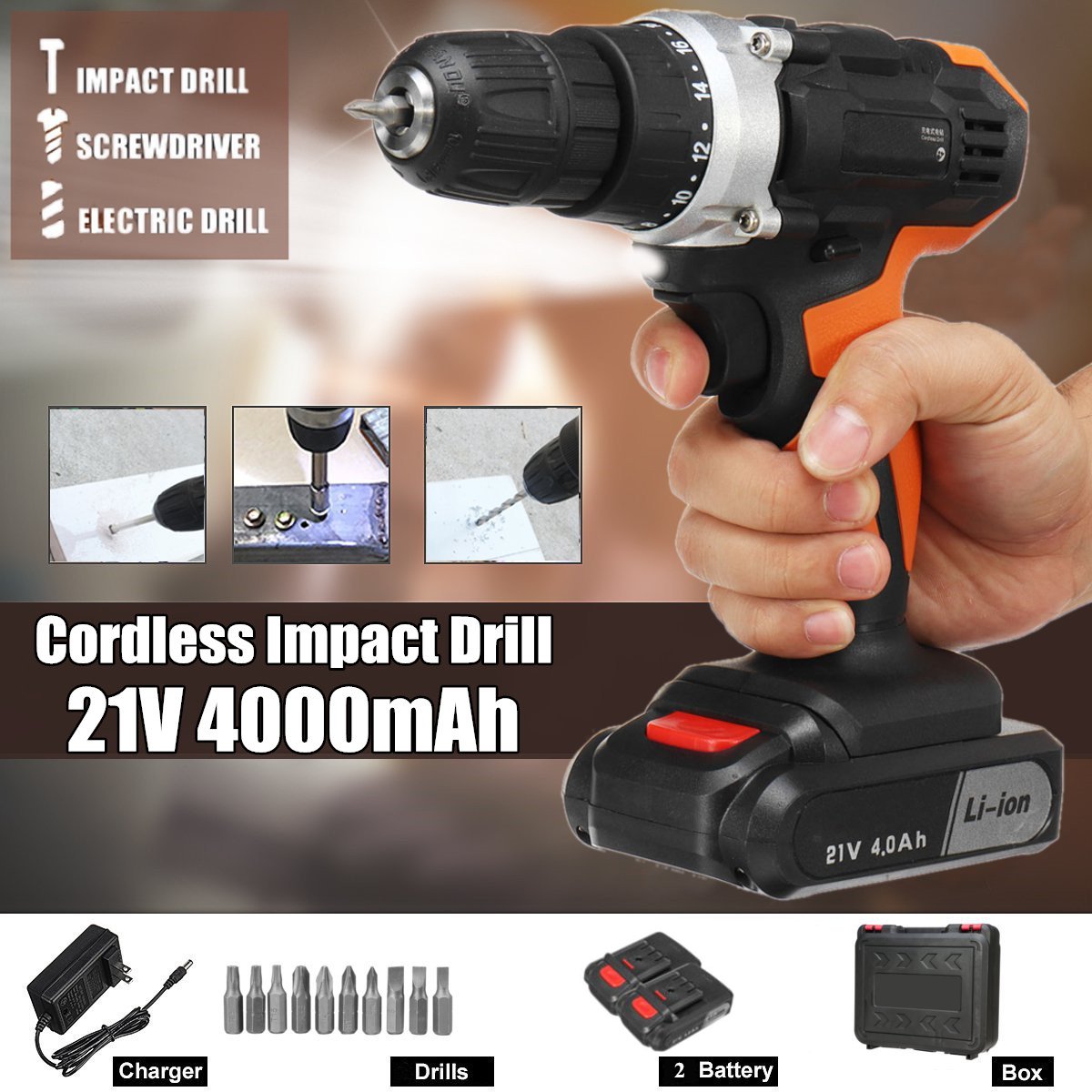 21V-4000mAh-Li-ion-Cordless-Electric-Impact-Drill-183-Clutches-2-Speed-Power-Drills-With-2-Batteries-1412172-1