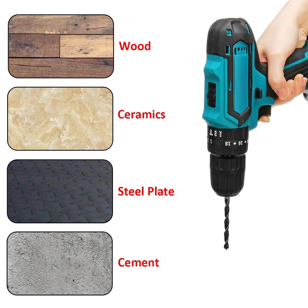 21V-Cordless-Electric-Drill-Rechargeable-Screwdriver-2-Speed-Woodworking-Tool-1672542-2