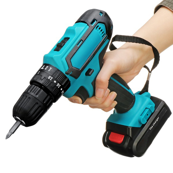 21V-Cordless-Electric-Drill-Rechargeable-Screwdriver-2-Speed-Woodworking-Tool-1672542-5