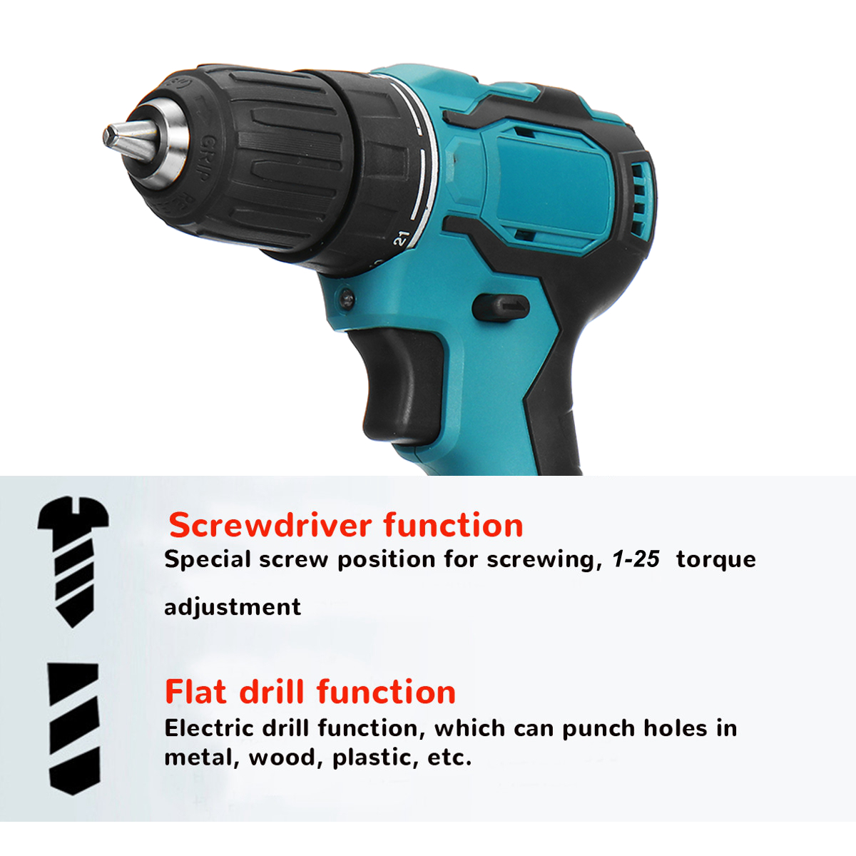 21V-Electric-Cordless-Drill-Driver-Dual-Speed-150Nm-Torque-Li-ion-Battery-1615215-9