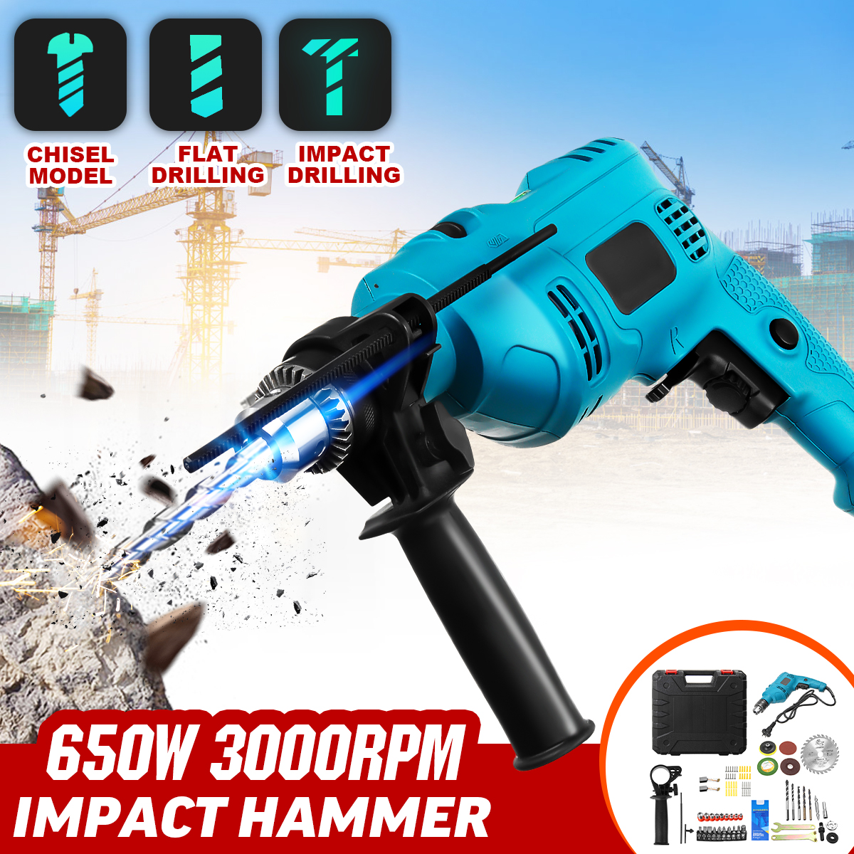 220V-3000RPM-650W-Electric-Impact-Cordless-Wrench-Drill-Hammer-Screwdriver-SET-1555908-3