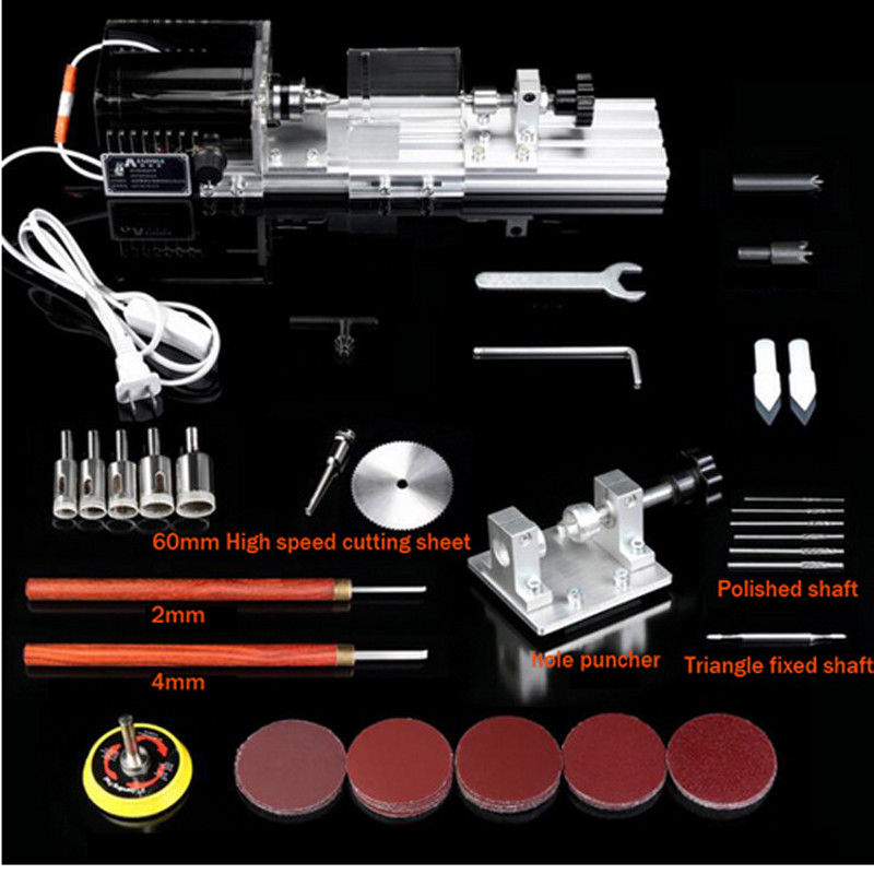 220V-350W-8000rmin-Mini-Lathe-Beads-Wood-Multi-function-Polishing-Machine-Woodworking-Lathe-1370401-1