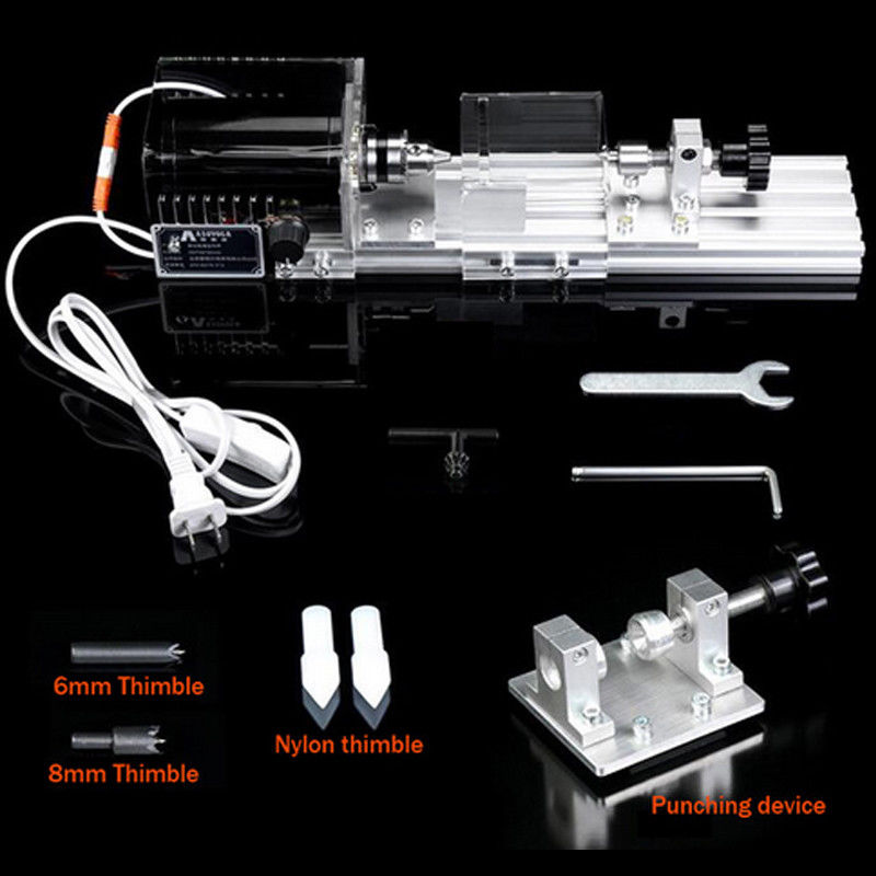 220V-350W-8000rmin-Mini-Lathe-Beads-Wood-Multi-function-Polishing-Machine-Woodworking-Lathe-1370401-3