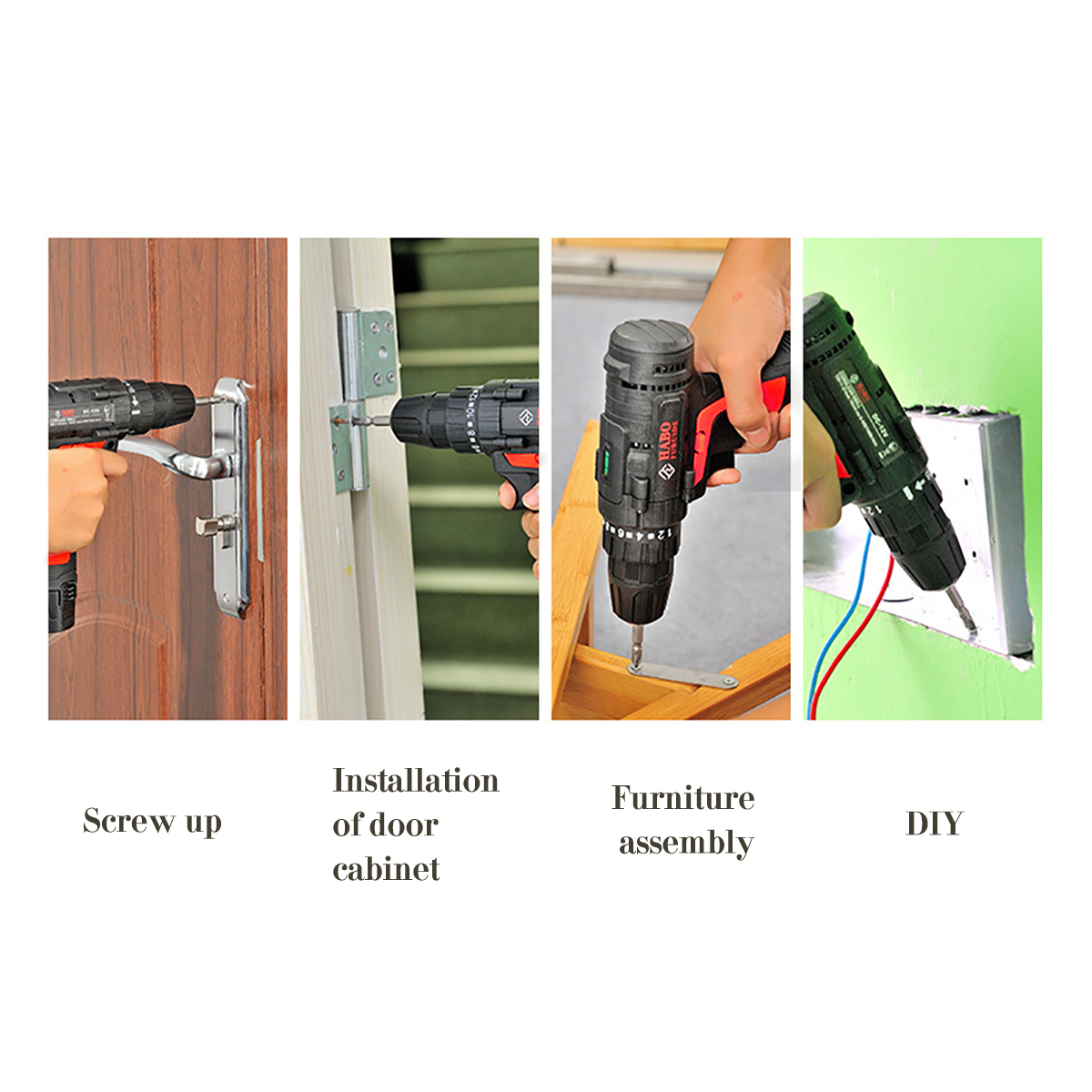 25-V-Drill-2-Speed-Electric-Cordless-Drill-Driver-with-Bits-Set-Batteries-1757270-2