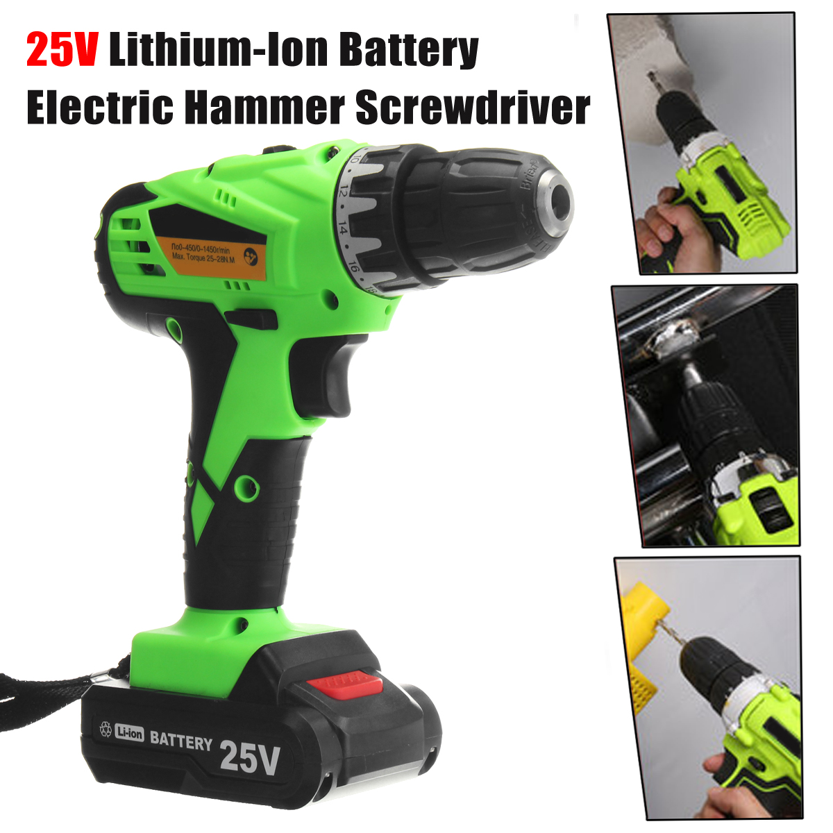 25V-Cordless-Power-Drill-2-Lithium-Ion-Battery-Rechargeable-Electric-Screwdriver-Kit-1275028-2