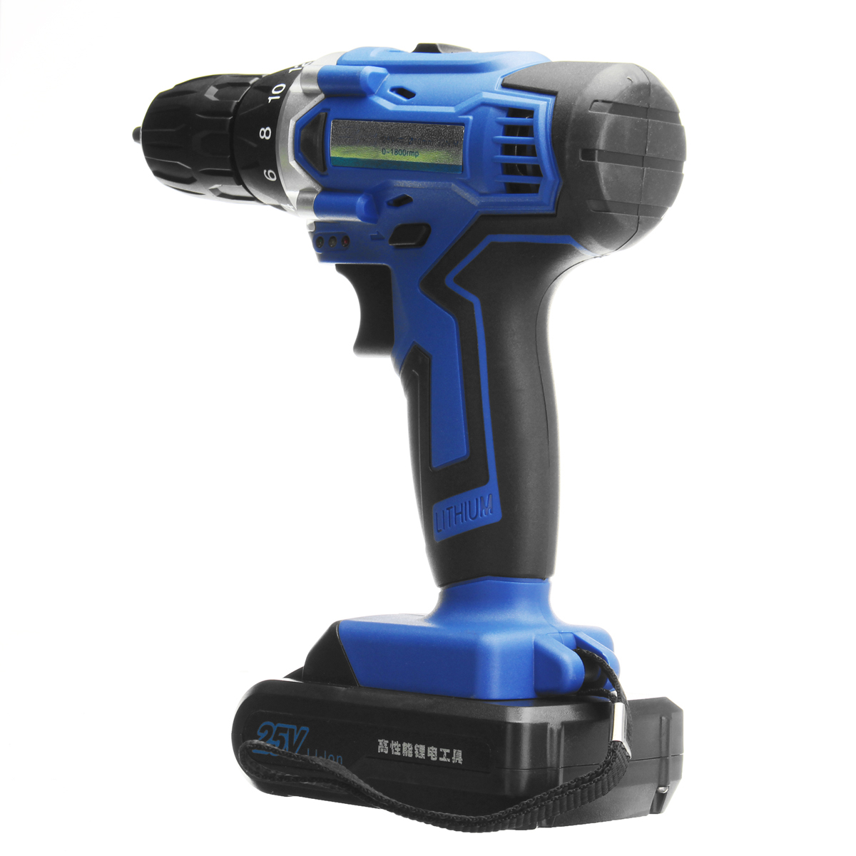 25V-Rechargeable-Cordless-Drill-Lithium-Ion-Power-Screwdriver-With-2-Batteries-1-Charger-1280262-6