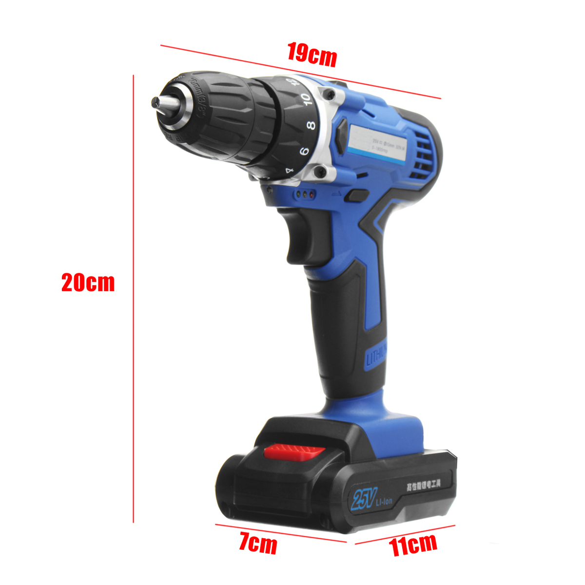 25V-Rechargeable-Cordless-Drill-Lithium-Ion-Power-Screwdriver-With-2-Batteries-1-Charger-1280262-9