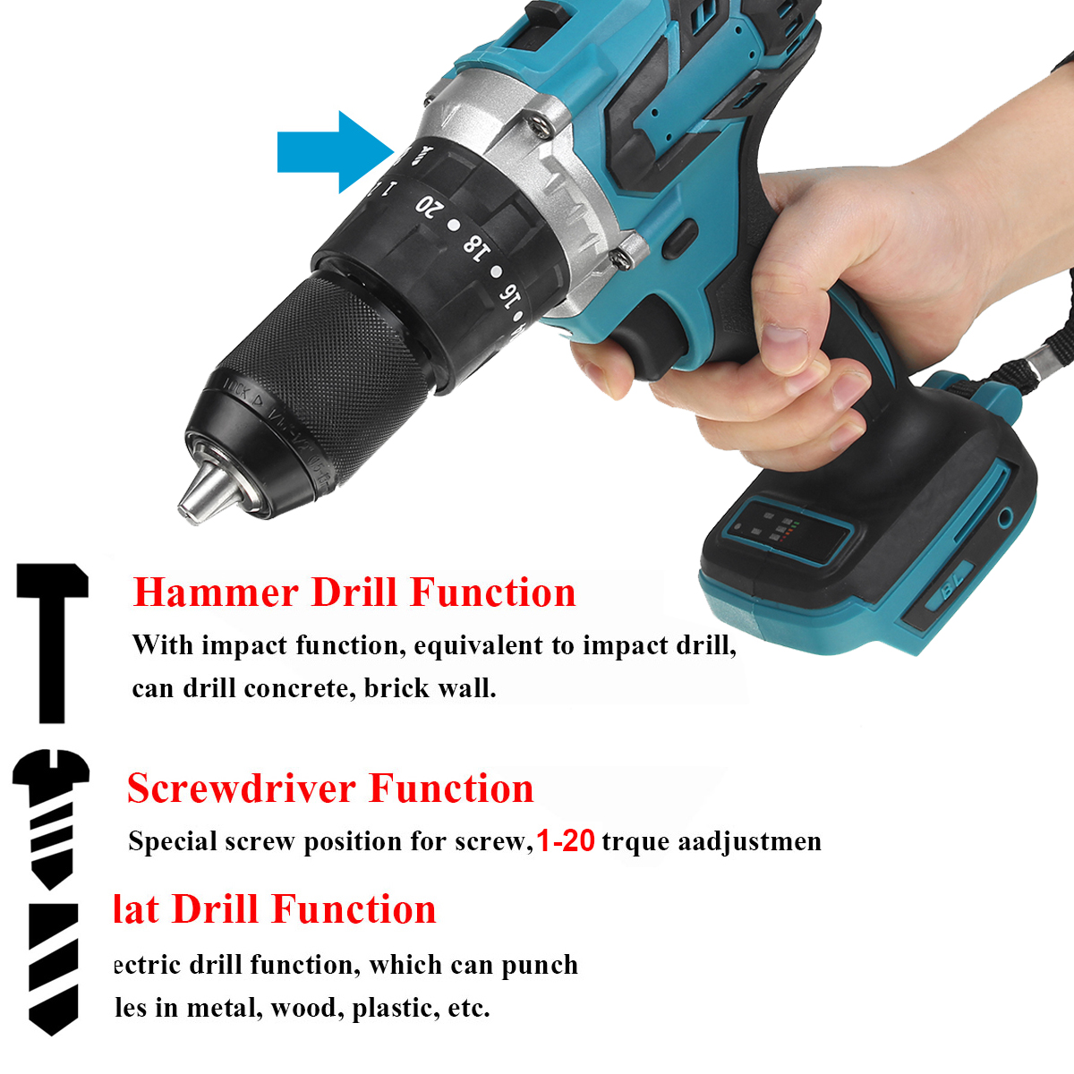 350-Nm-Cordless-Brushless-Electric-Hammer-Driver-Drill-For-Makita-18V-Battery-1755368-3