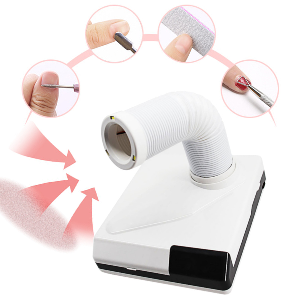 360deg-Rotation-60W-Nail-Art-Dust-Collector-Suction-Cleaner-Manicure-Salon-Machine-1371987-4