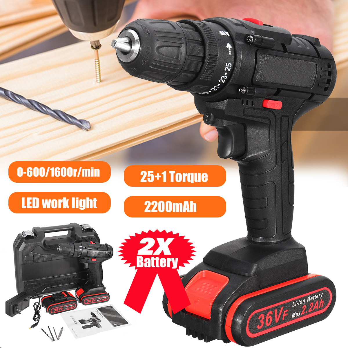 36V-Cordless-Electric-Drill-Speed-Adjustable-with-Two--Lithium-Rechargeable-Battery-2-Speed-Adjustme-1598204-1