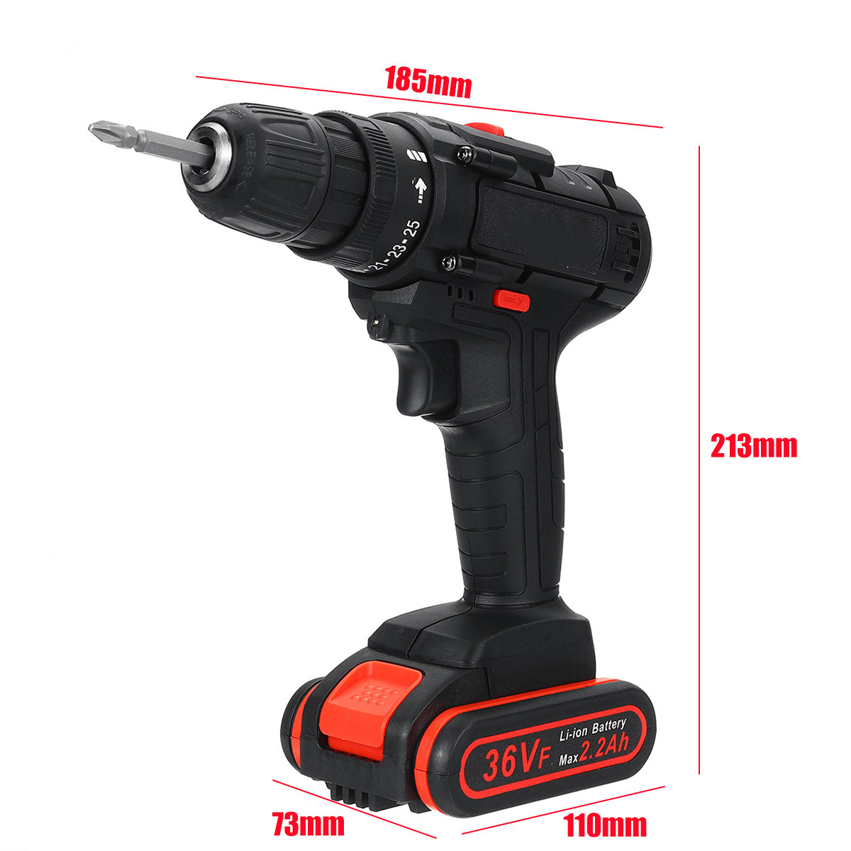 36V-Cordless-Electric-Drill-Speed-Adjustable-with-Two--Lithium-Rechargeable-Battery-2-Speed-Adjustme-1598204-5