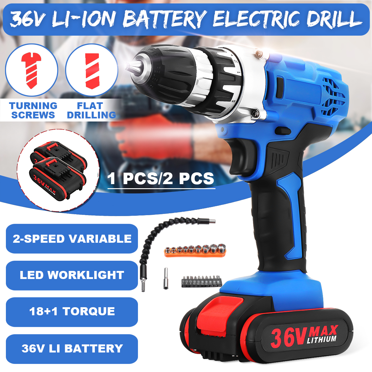 36V-Cordless-Power-Drill-Set-Double-Speed-Electric-Screwdriver-Drill-Power-Display-W-1-or-2-Li-Ion-B-1435859-1