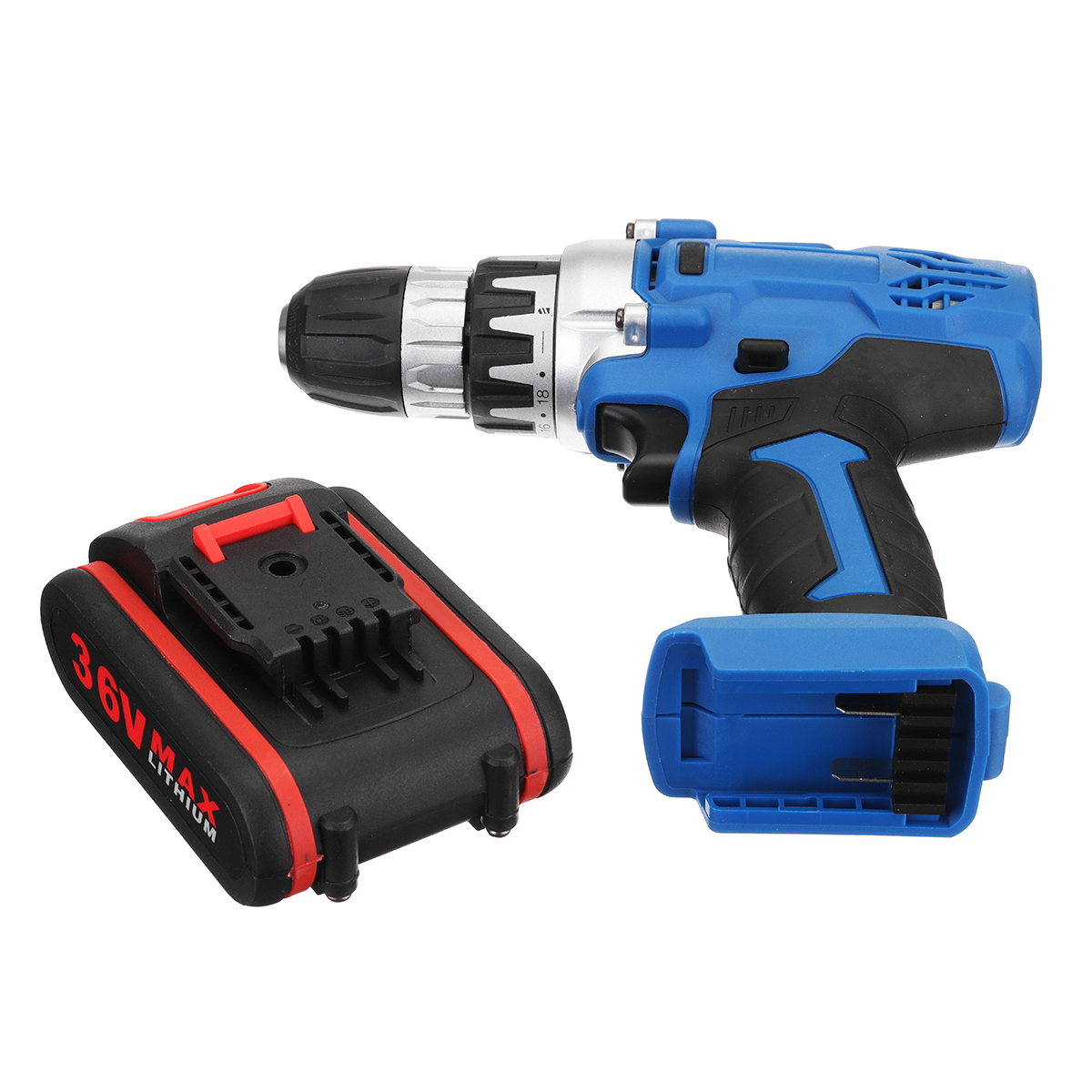 36V-Cordless-Power-Drill-Set-Double-Speed-Electric-Screwdriver-Drill-Power-Display-W-1-or-2-Li-Ion-B-1435859-9