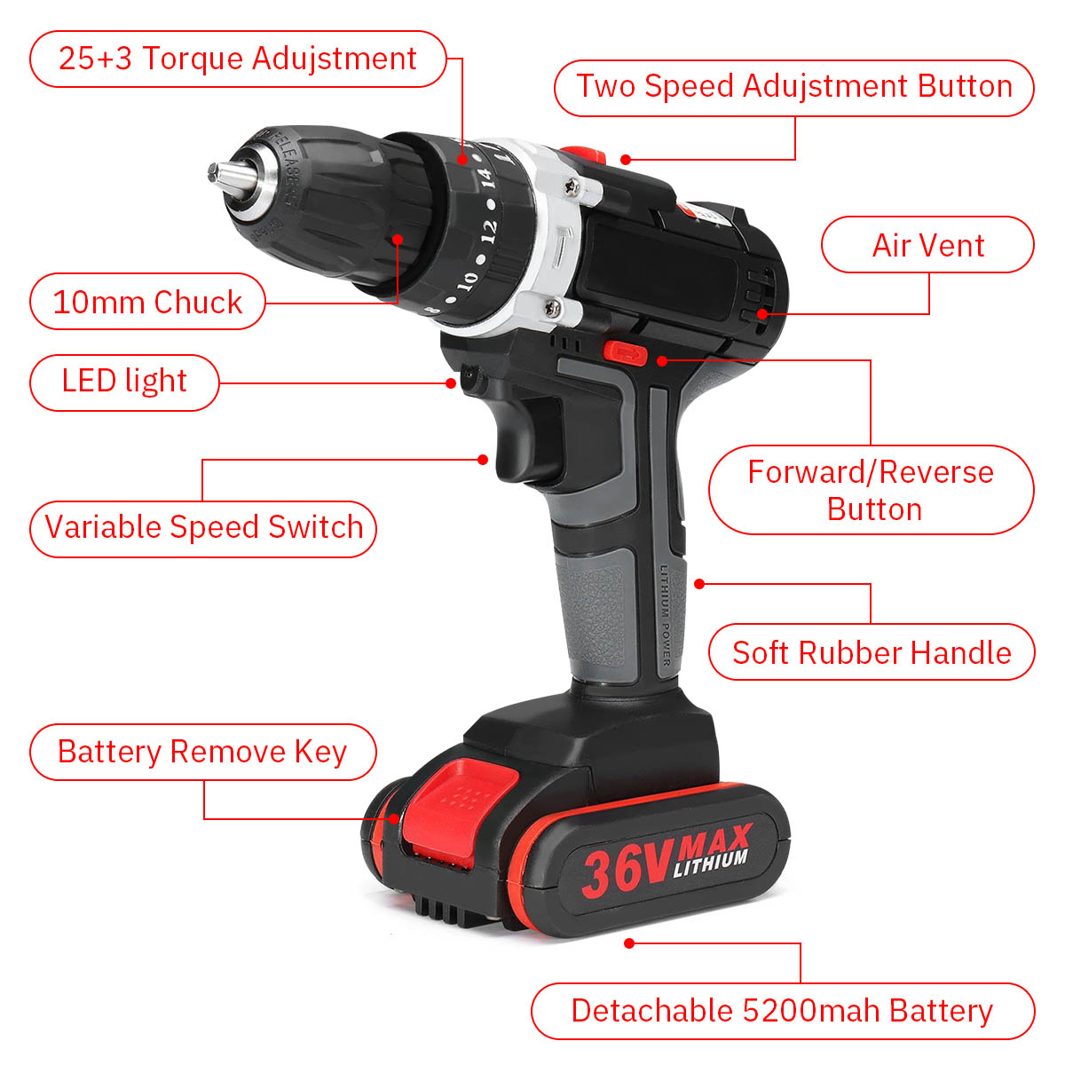 36VF-253-Speed-Cordless-Electric-Power-Impact-Drill-Torque-Adjustable-with-3-Battery-1631496-2