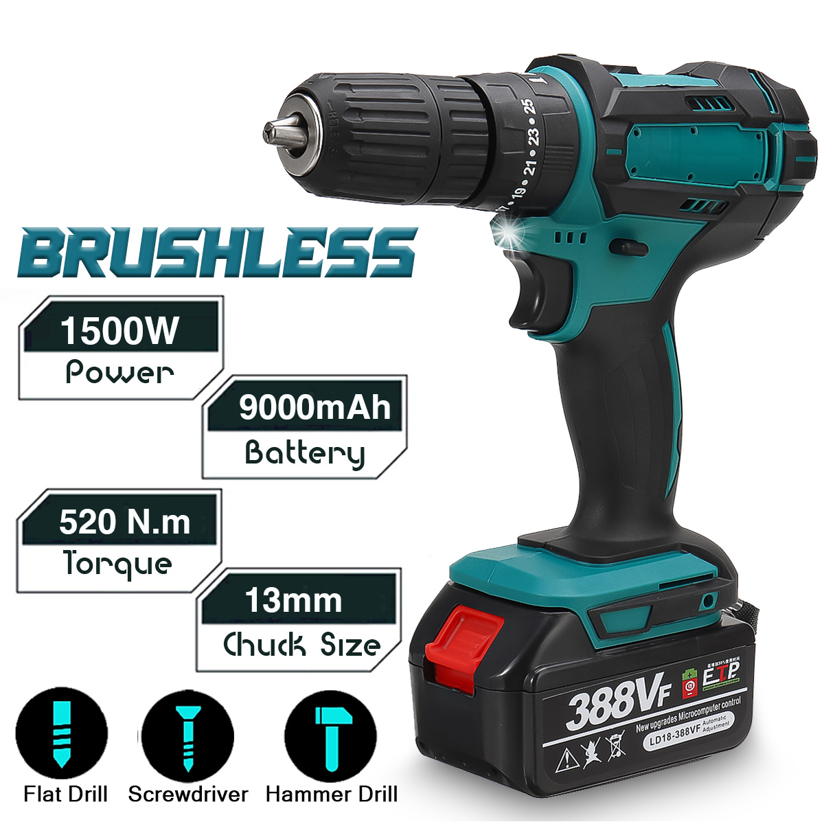 388VF-1500W-Electric-Cordless-Impact-Drill-LED-Working-Light-Rechargeable-Woodworking-Maintenance-To-1920355-2
