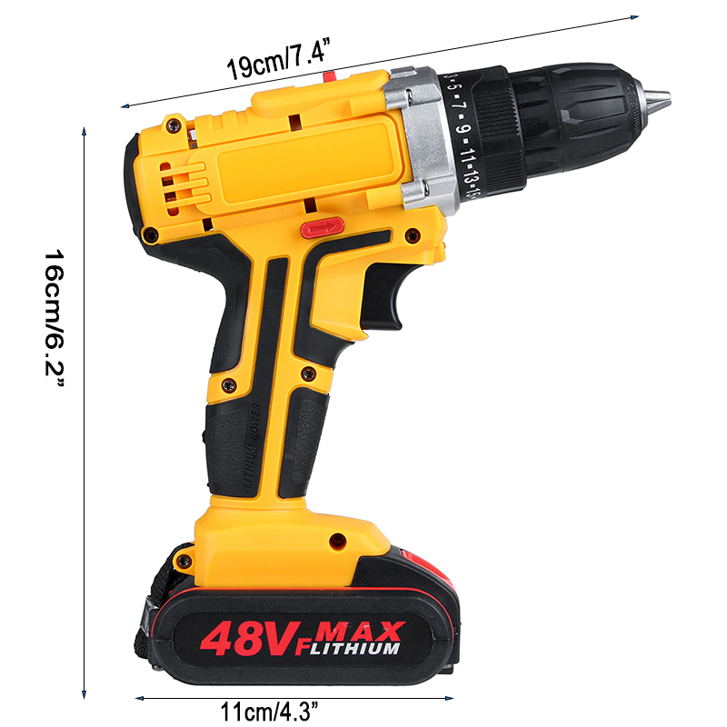 48V-1300mAh-Cordless-Electric-Drill-253-Gear-Electric-Screw-Driver-Drill-With-1-Or-2-Battery-1595597-11