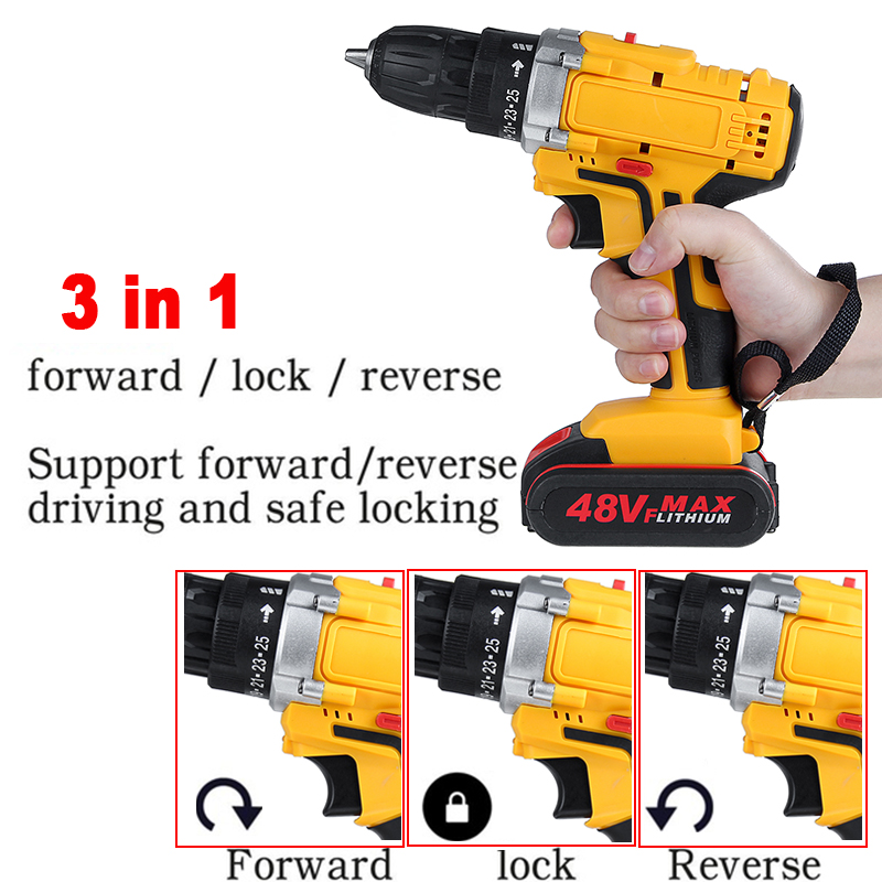 48V-1300mAh-Cordless-Electric-Drill-253-Gear-Electric-Screw-Driver-Drill-With-1-Or-2-Battery-1595597-4