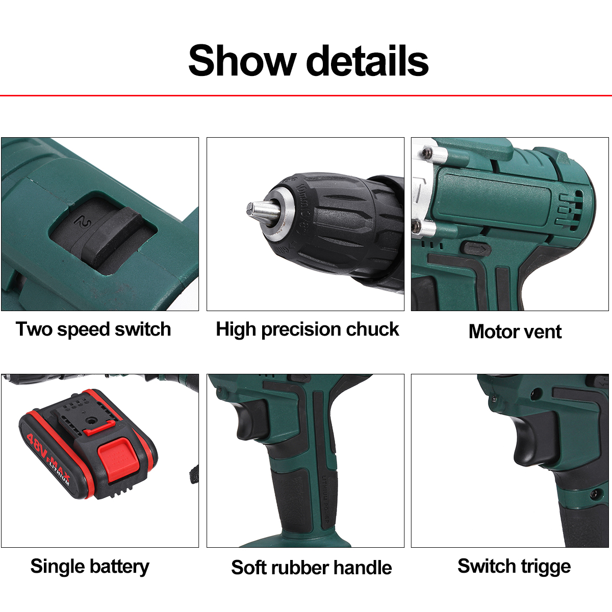 48V-2-Speed-Power-Drills-Cordless-Electric-Drill-6500mAh-253-Torque-Drilling-Tool-1553638-5