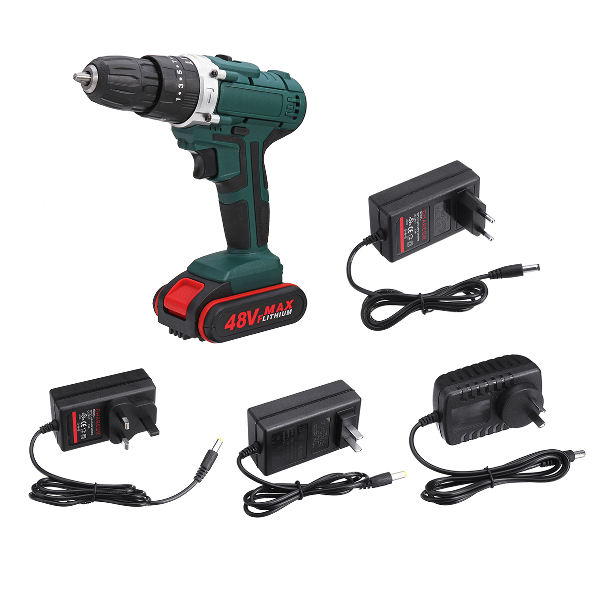 48V-2-Speed-Power-Drills-Cordless-Electric-Drill-6500mAh-253-Torque-Drilling-Tool-1553638-9