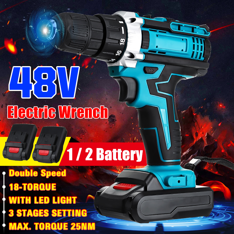 48V-Electric-Drill-Driver-Power-Drills-W-1-Or-2-Battery-LED-Light-18--2-Speed-ForwardReverse-switch-1621870-1