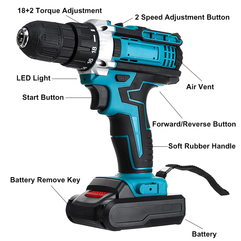 48V-Electric-Drill-Driver-Power-Drills-W-1-Or-2-Battery-LED-Light-18--2-Speed-ForwardReverse-switch-1621870-9