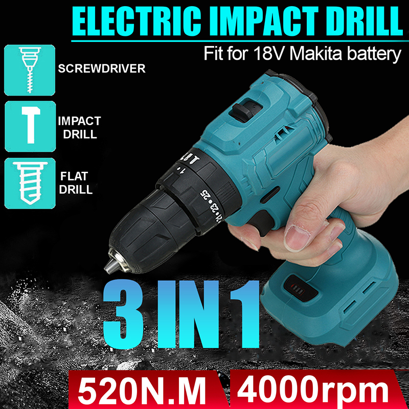 520Nm-Brushless-Cordless-38-Impact-Drill-Driver-Replacement-for-Makita-18V-Battery-1797693-2