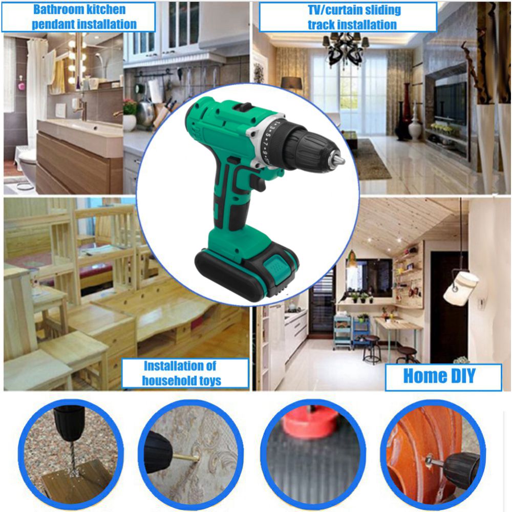 6000mAh-48V-Electric-Drill-Dual-Speed-Rechargeable-Power-Tool-W-12pc-Battery-1758347-8