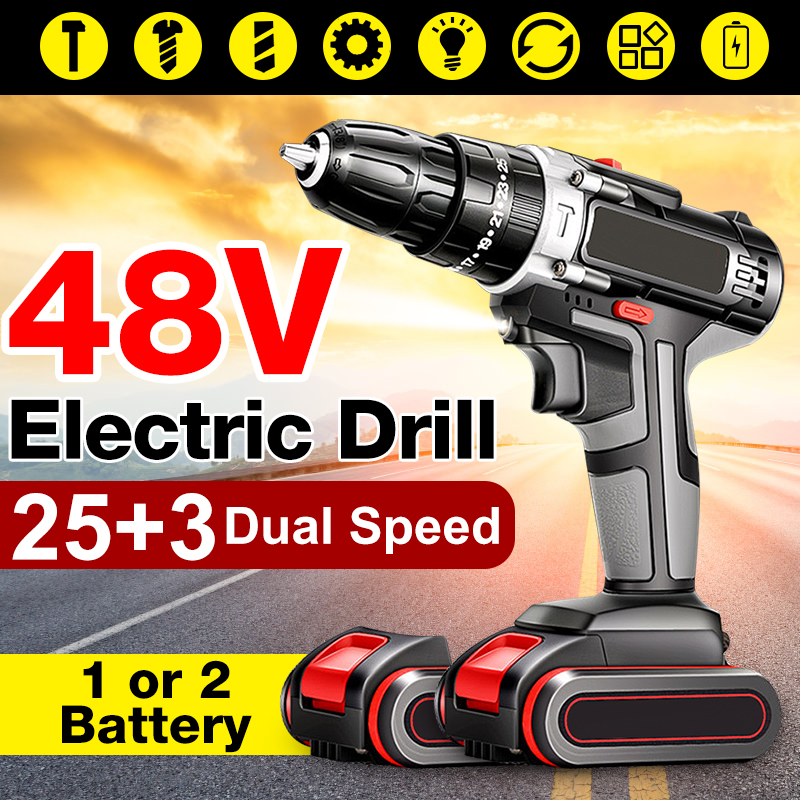 7500mAh-2-Speed-Electric-Drill-253-Torque-Power-Driver-Drills-Multi-function-Rechargeable-Hand-Drill-1593292-1