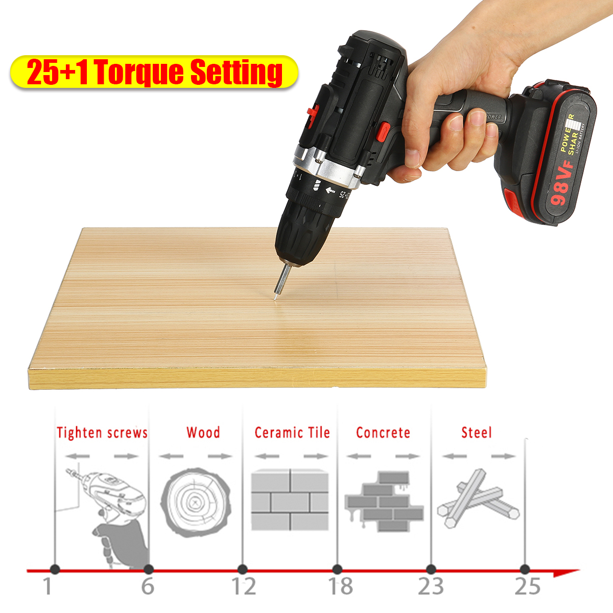 98VF-Rechargeable-Electric-Cordless-Impact-Drill-Screwdriver-251-Torque-LED-1569430-3