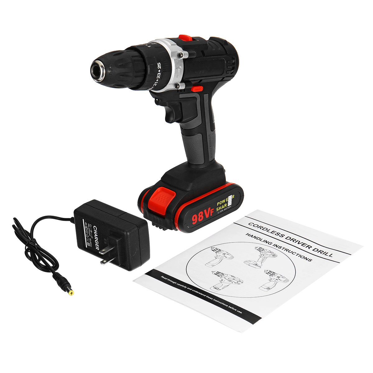 98VF-Rechargeable-Electric-Cordless-Impact-Drill-Screwdriver-251-Torque-LED-1569430-10