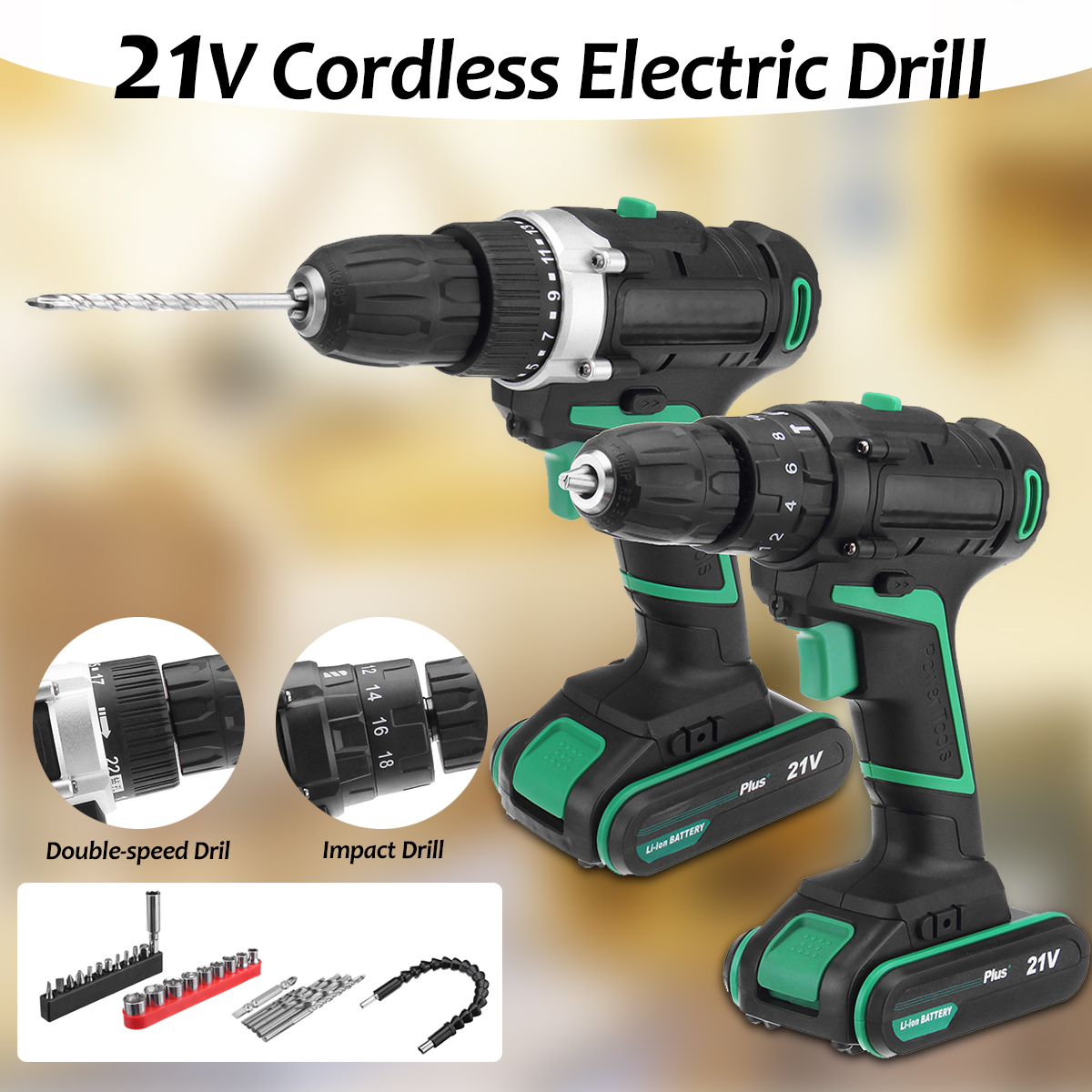 AC100-240V-Li-ion-Cordless-Electric-Screwdriver-Power-Drills-1-Battery-1-Charger-With-Accessories-1285827-1