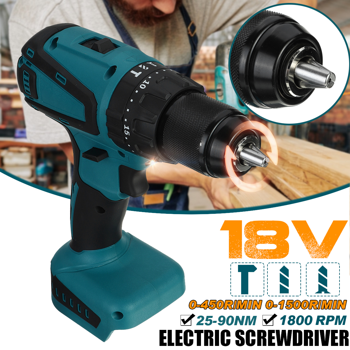 BLMIATKO-18V-2-Speed-Brushless-Impact-Drill-1013mm-Chuck-Rechargeable-Electric-Screwdriver-for-Makit-1759793-2