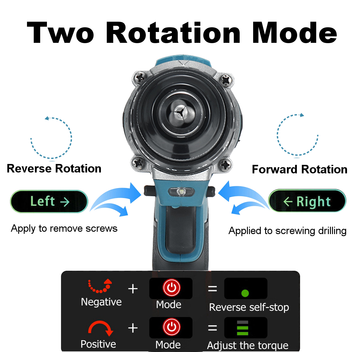 Brushless-Electric-Drill-20-Torque-520NM-Cordless-Screwdriver-13mm-Chuck-Power-Drill-for-Makita-18V--1801609-7