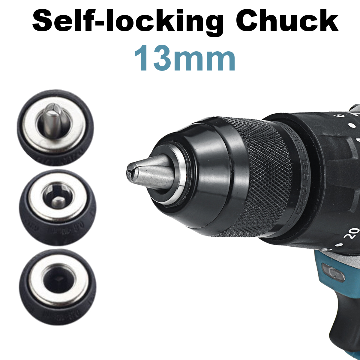 Brushless-Electric-Drill-20-Torque-520NM-Cordless-Screwdriver-13mm-Chuck-Power-Drill-for-Makita-18V--1801609-10