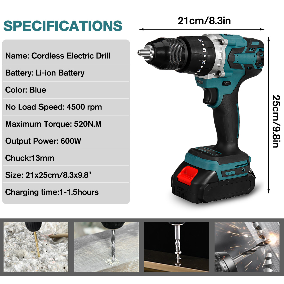 Cordless-Electric-Impact-Drill-3-in-1-Rechargeable-Drill-Screwdriver-13mm-Chuck-W-1-or-2-Li-ion-Batt-1803323-3