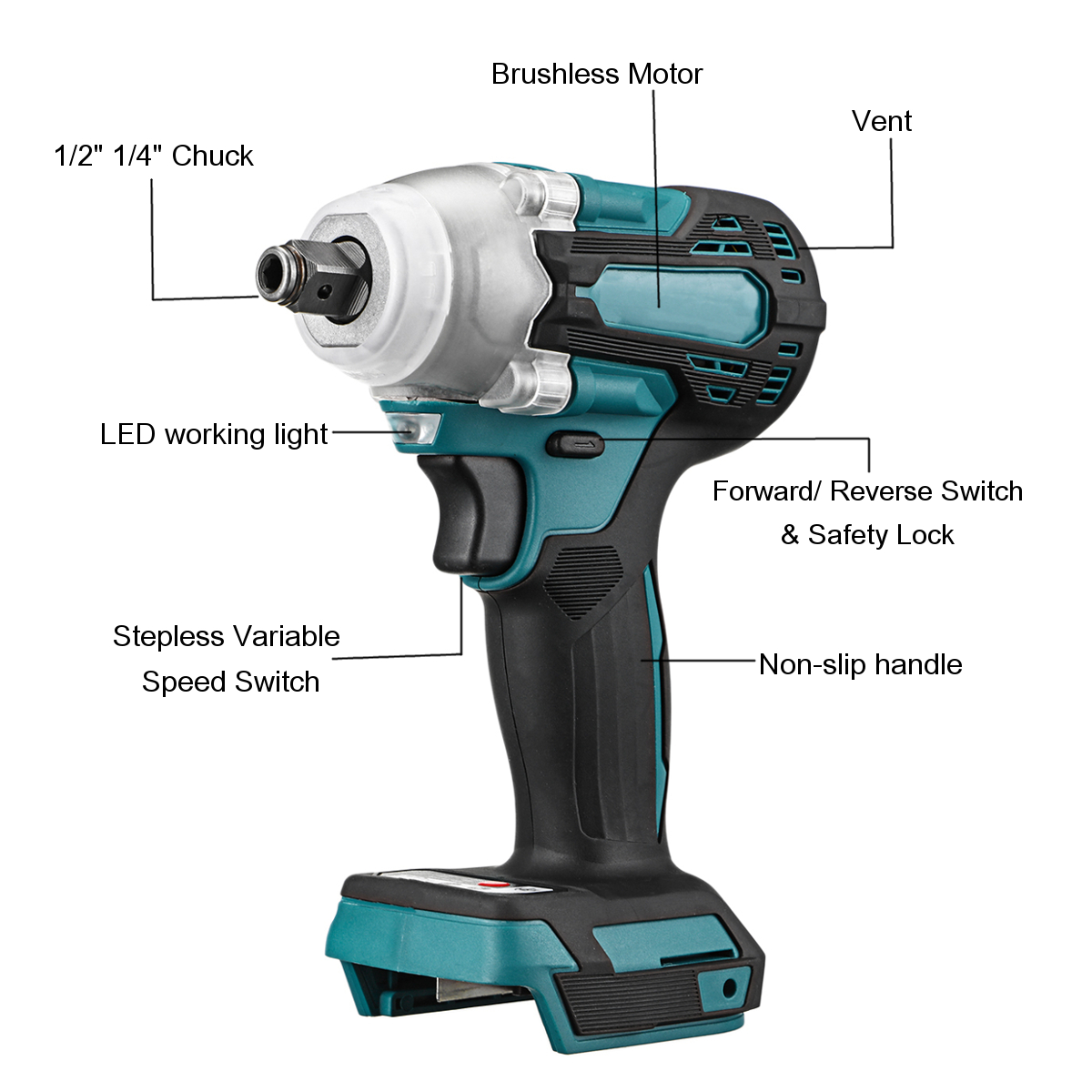 DTW300-2-in1-18V-800Nm-Li-Ion-Brushless-Cordless-12quot-Electric-Wrench-14quotScrewdriver-Drill-Repl-1854869-15
