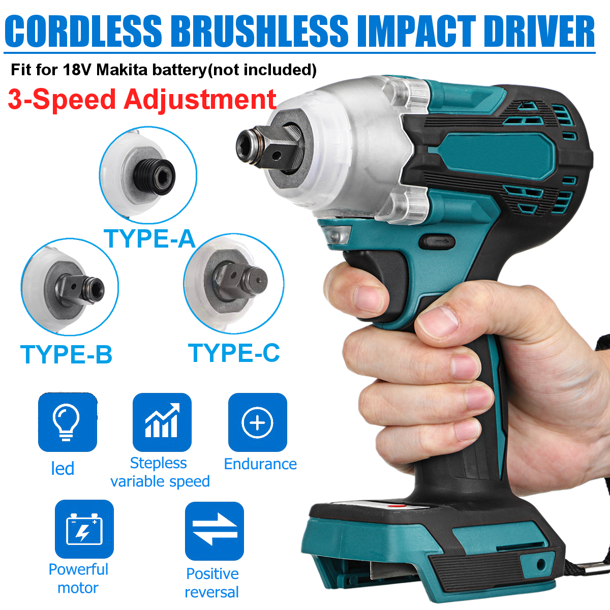 DTW300-2-in1-18V-800Nm-Li-Ion-Brushless-Cordless-12quot-Electric-Wrench-14quotScrewdriver-Drill-Repl-1854869-3