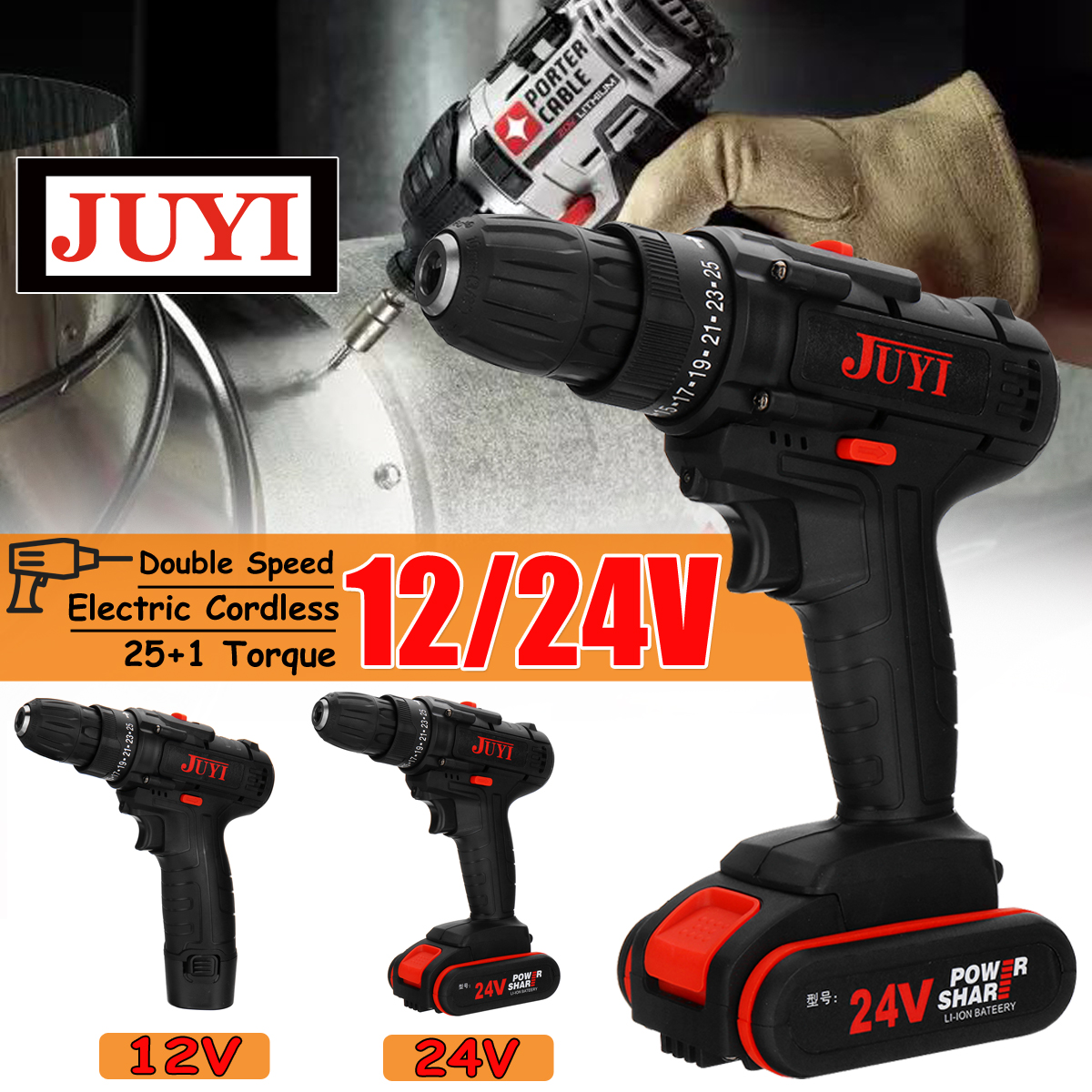 JUYI-12V24V-Lithium-Battery-Power-Drill-Cordless-Rechargeable-2-Speed-Electric-Driver-Drill-Motor-Re-1557976-1