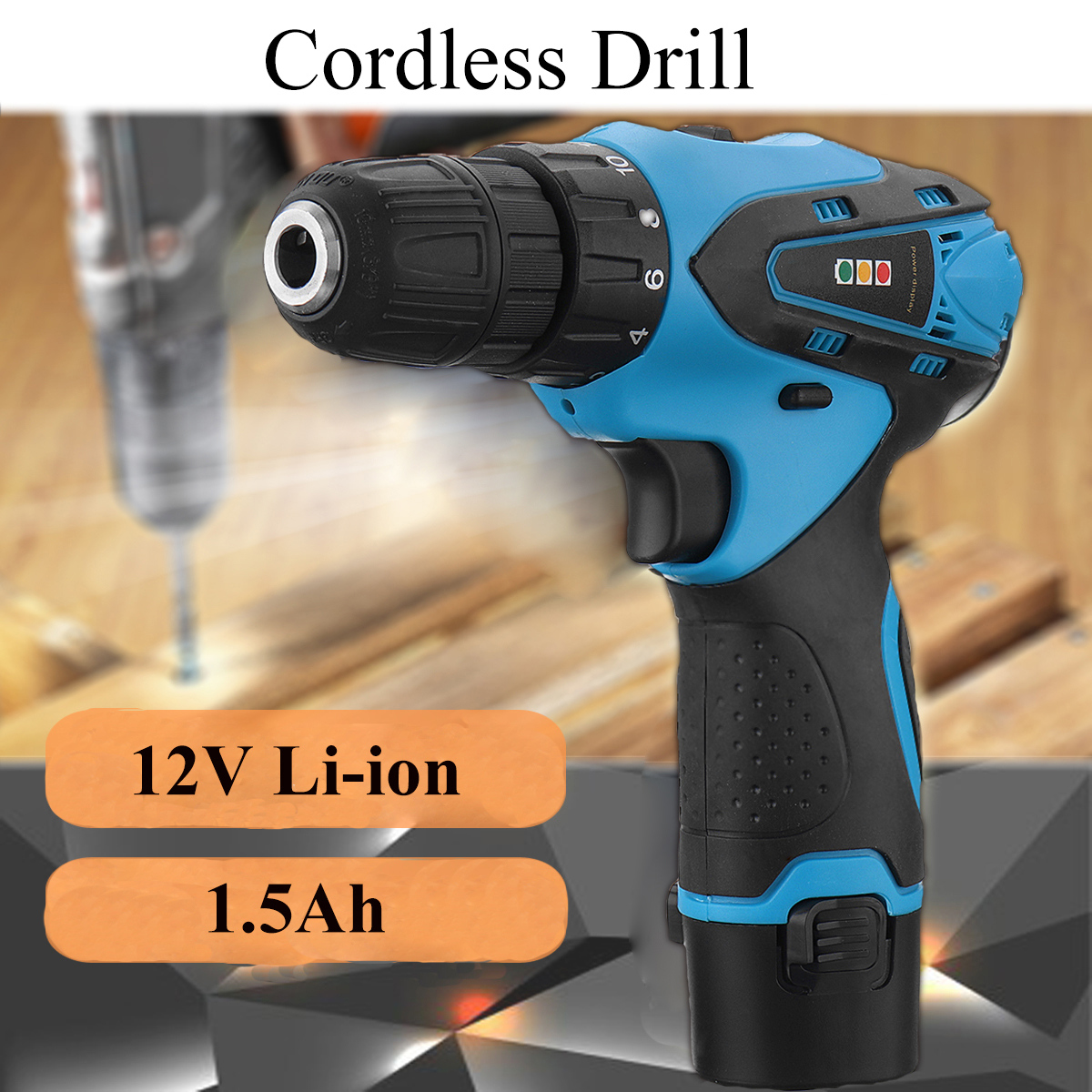 VOTO-12V-Cordless-Power-Drill-Driver-Screw-2-Speed-Lithium-ion-Electric-Screwdriver-with-Battery-1289387-2