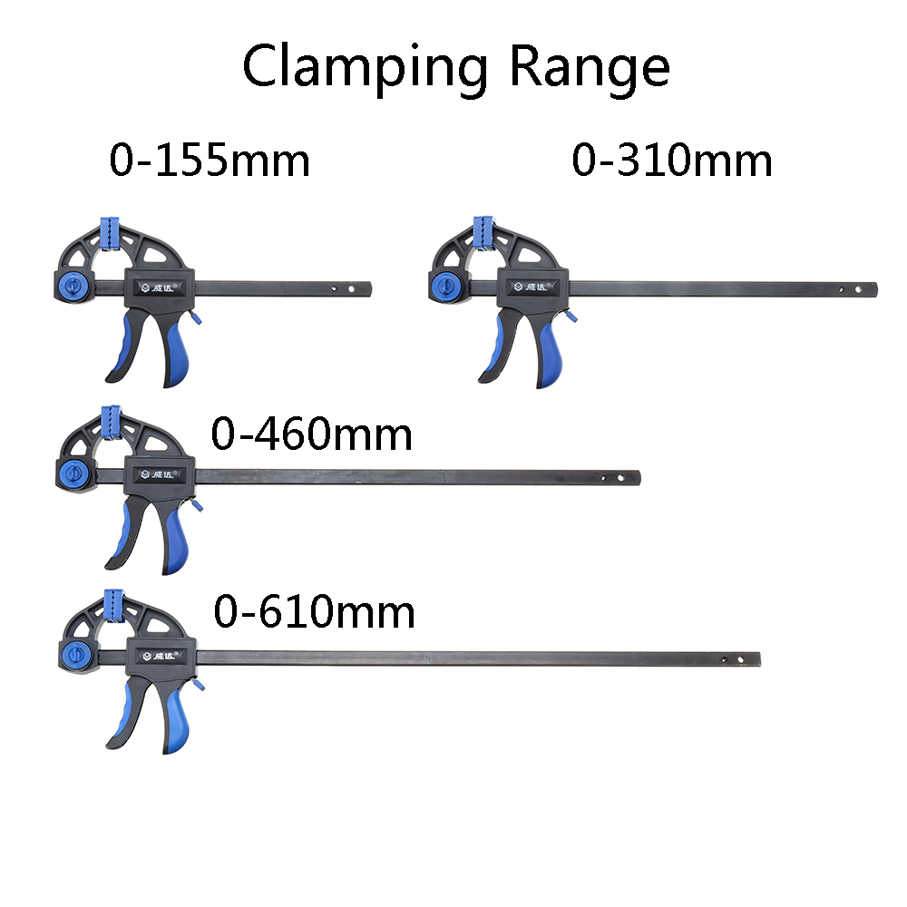 0-610mm-Plastic-Quick-Ratchet-F-Clamp-Fast-Woodworking-Clamp-Woodworking-Bar-Clamp-Tool-Holder-1807489-6