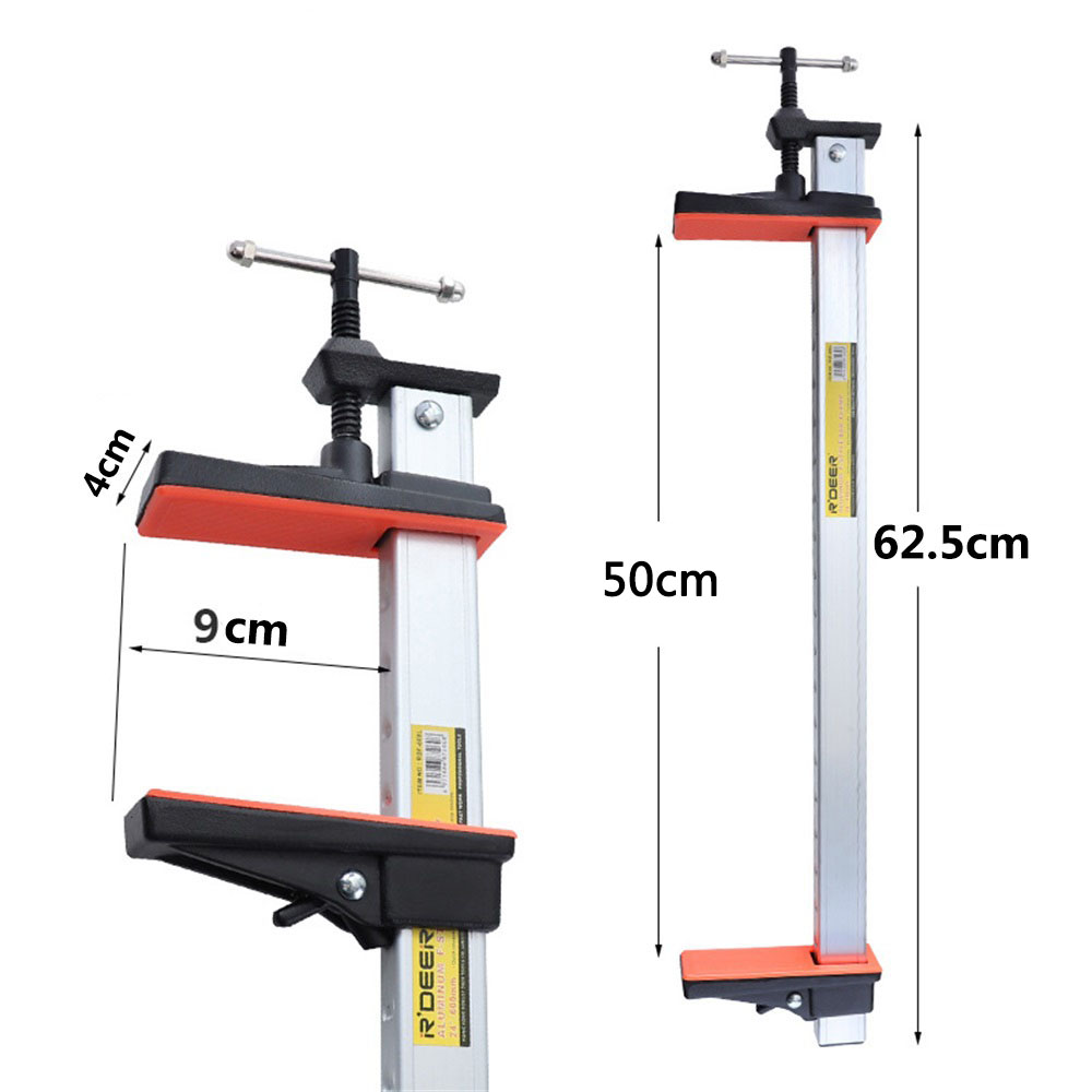 06-15m-Woodworking-F-Type-Clamp-Aluminum-Alloy-Pressure-Plate-Jigsaw-Clamp-Fast-Adjustable-Fixed-Cla-1856108-3