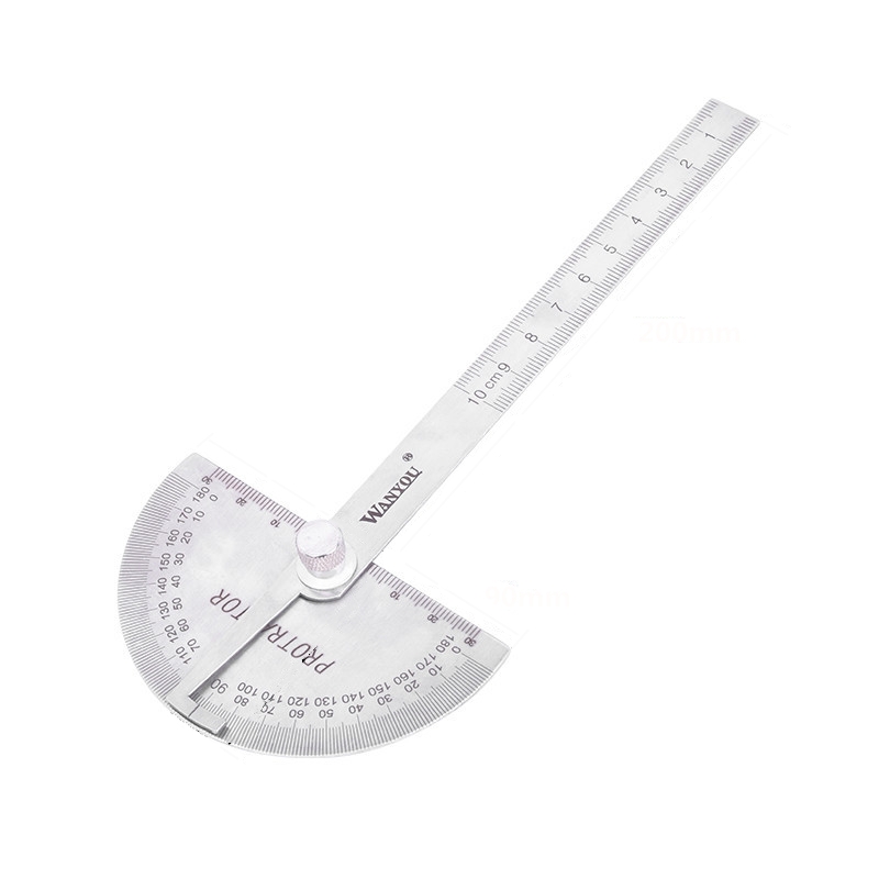 10-30cm-Woodworking-180-Degree-Adjustable-Protractor-Angle-Finder-Ruler-Stainless-Steel-Caliper-Meas-1789264-2