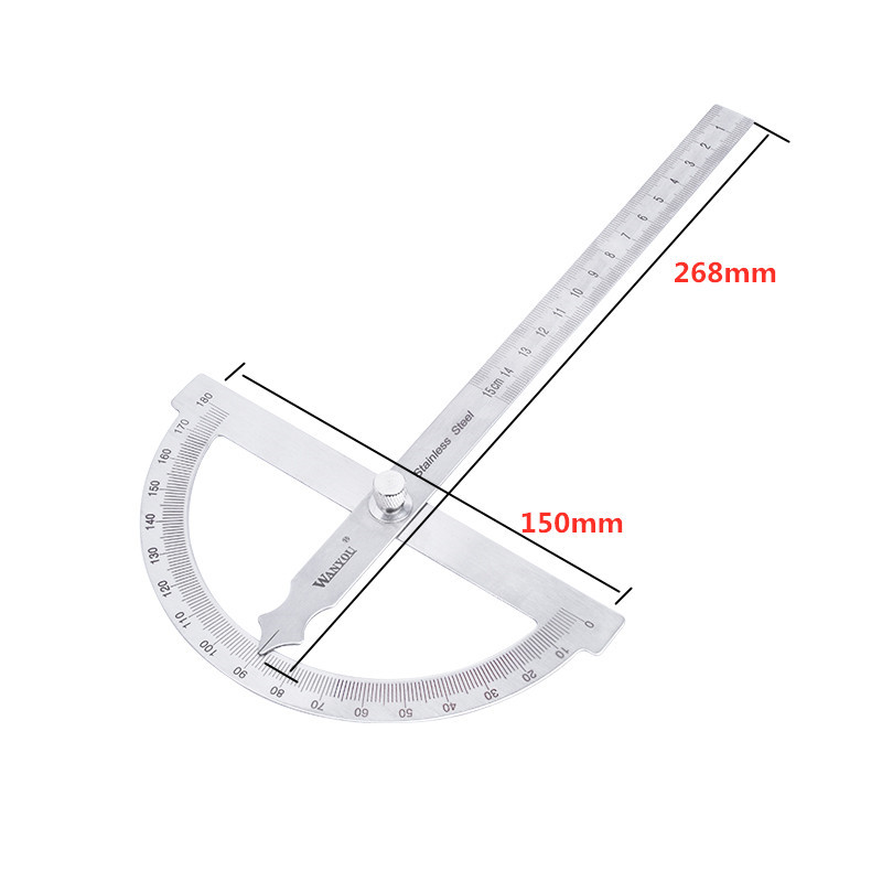 10-30cm-Woodworking-180-Degree-Adjustable-Protractor-Angle-Finder-Ruler-Stainless-Steel-Caliper-Meas-1789264-11