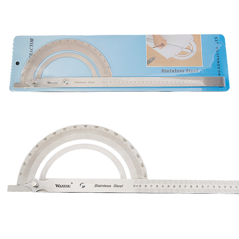 10-30cm-Woodworking-180-Degree-Adjustable-Protractor-Angle-Finder-Ruler-Stainless-Steel-Caliper-Meas-1789264-7