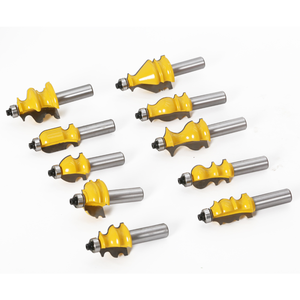 10pcs-12mm-Shank-Architectural-Molding-Handrail-Router-Bits-Set-Casing-Base-CNC-Line-Woodworking-Cut-1760509-3