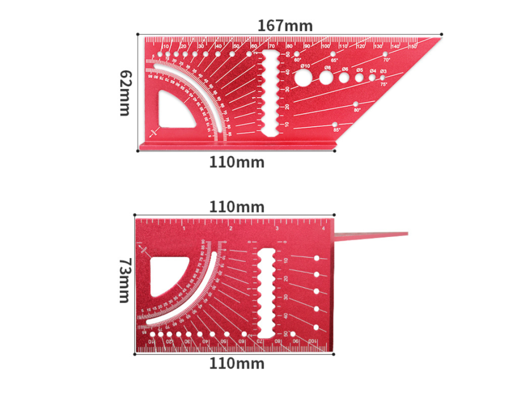 12-Inch-3D-Aluminum-Alloy-Carpenter-Square-Ruler-Multifunction-Angle-Measuring-Ruler-Woodworking-Too-1834791-6