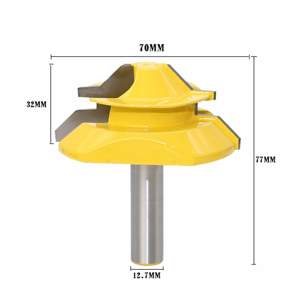 12MM-12quot-Shank-Large-45-Degree-Lock-Miter-Router-Bit-1quot-Stock-Tenon-Milling-Cutter-for-Woodwor-1767713-2